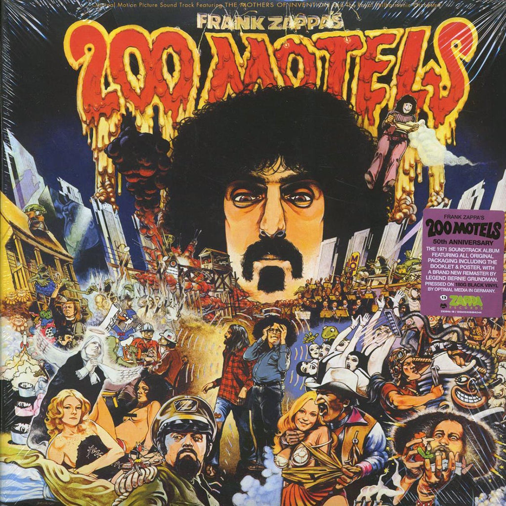 Frank Zappa - 200 Motels (50th Anniv. Ed.) (2xLP) (180g) (remastered) vinyl LP front cover