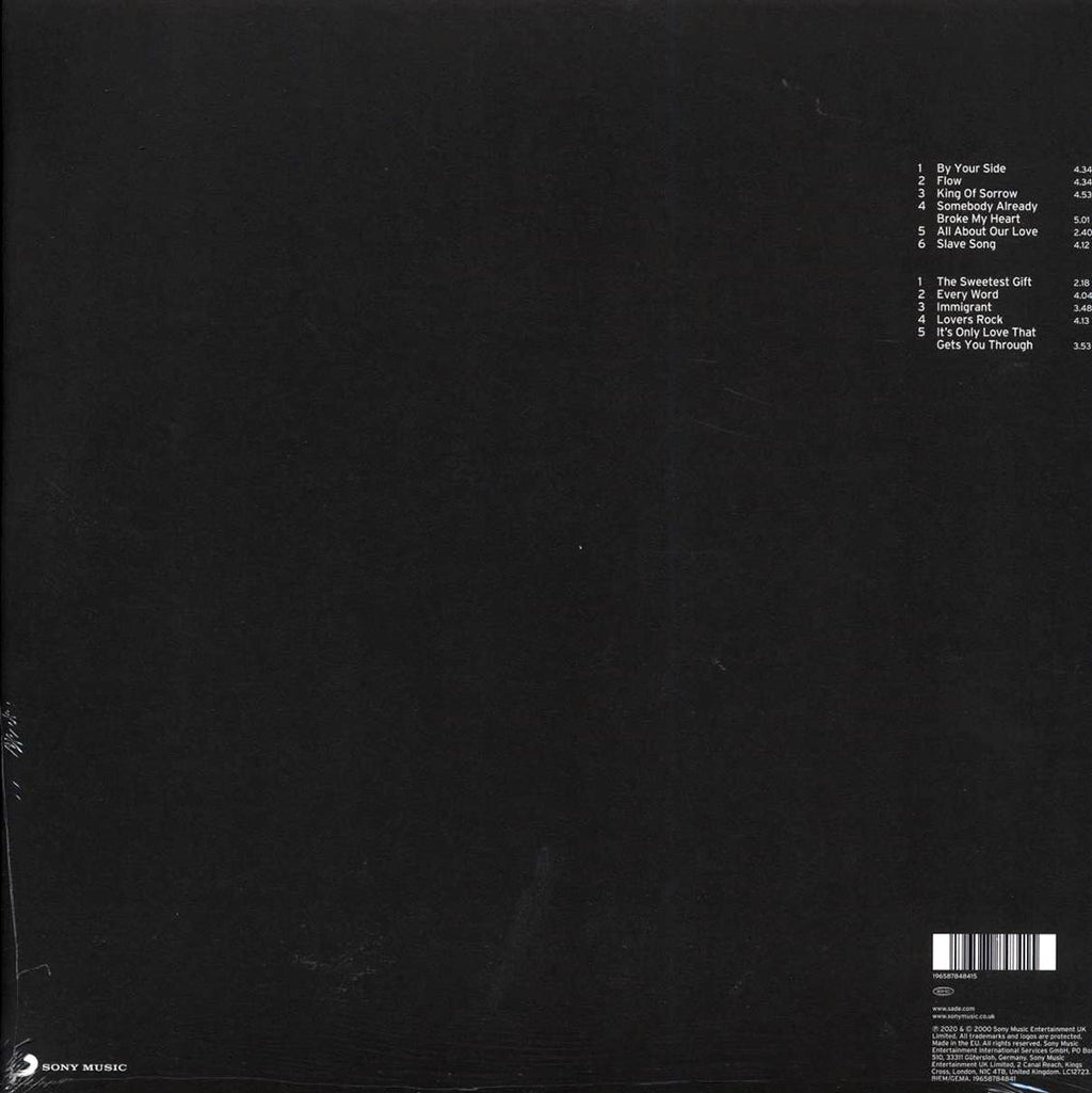 Sade - Lovers Rock (180g) vinyl LP back cover