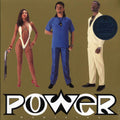 Ice-T - Power Rarities: Rare Remixes & Instrumental Tracks (black ice vinyl) vinyl LP front cover