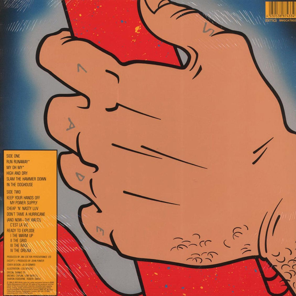 Slade - Keep Your Hands Off My Power Supply (RSD 2023) (ltd. ed.) (red vinyl) vinyl LP back cover