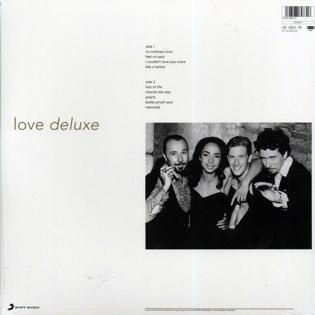 Sade - Love Deluxe (180g) vinyl LP back cover