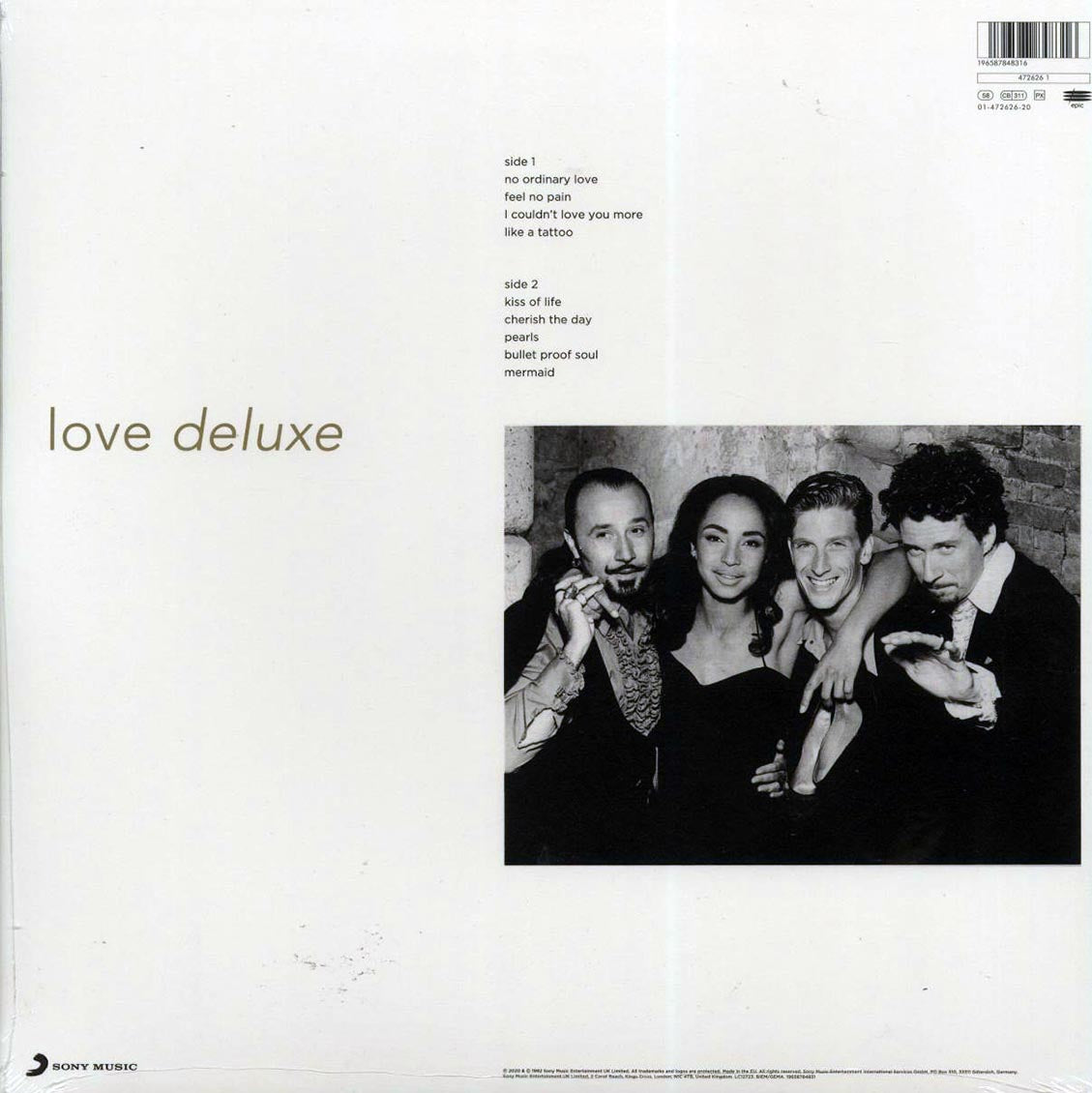 Sade - Love Deluxe (180g) vinyl LP back cover