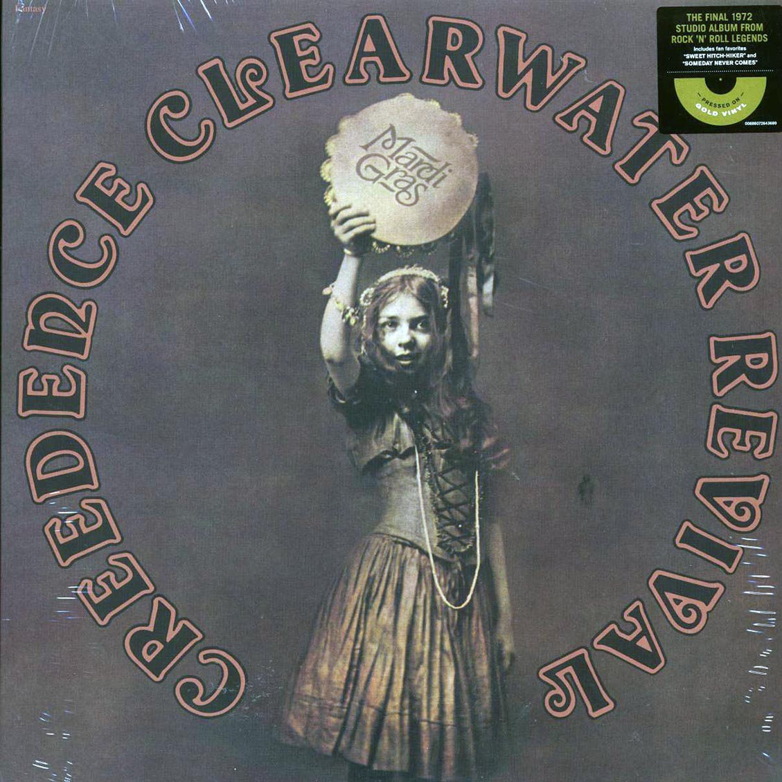 Creedence Clearwater Revival - Mardi Gras (ltd. ed.) (gold vinyl) vinyl LP front cover