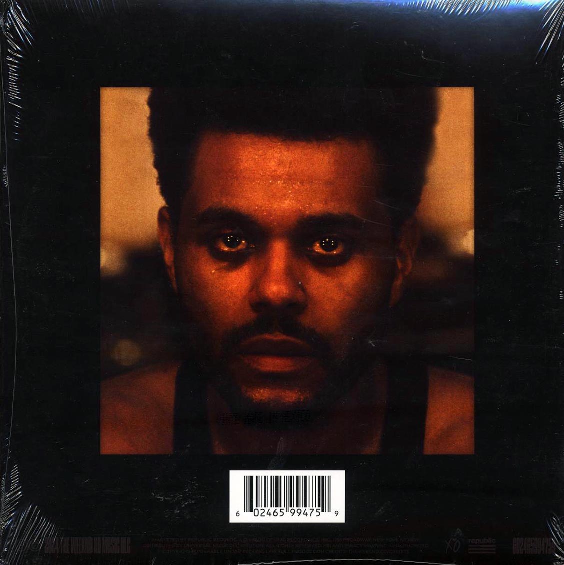 The Weeknd - Hurry Up Tomorrow vinyl LP back cover