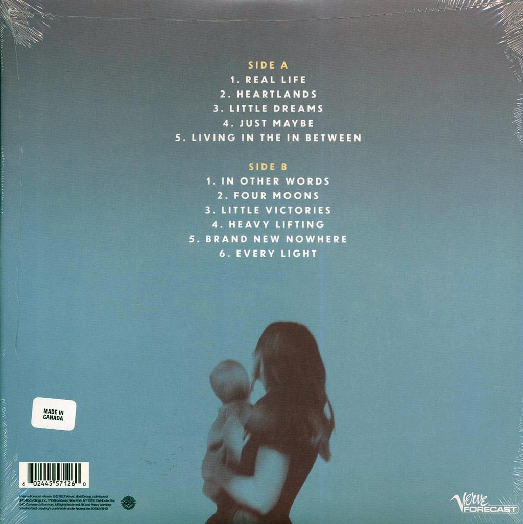 Mandy Moore - In Real Life vinyl LP back cover