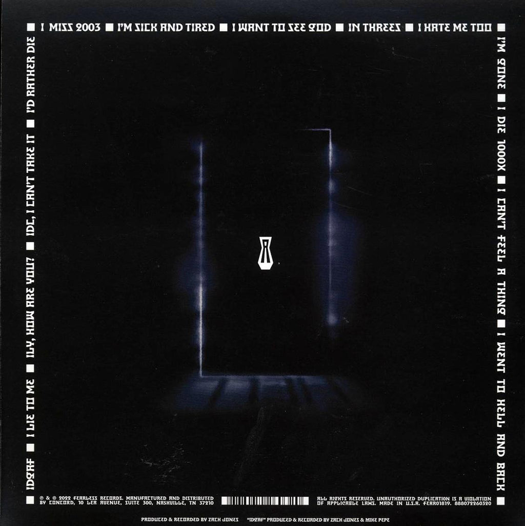 As It Is - I Went To Hell And Back (pink vinyl) vinyl LP back cover