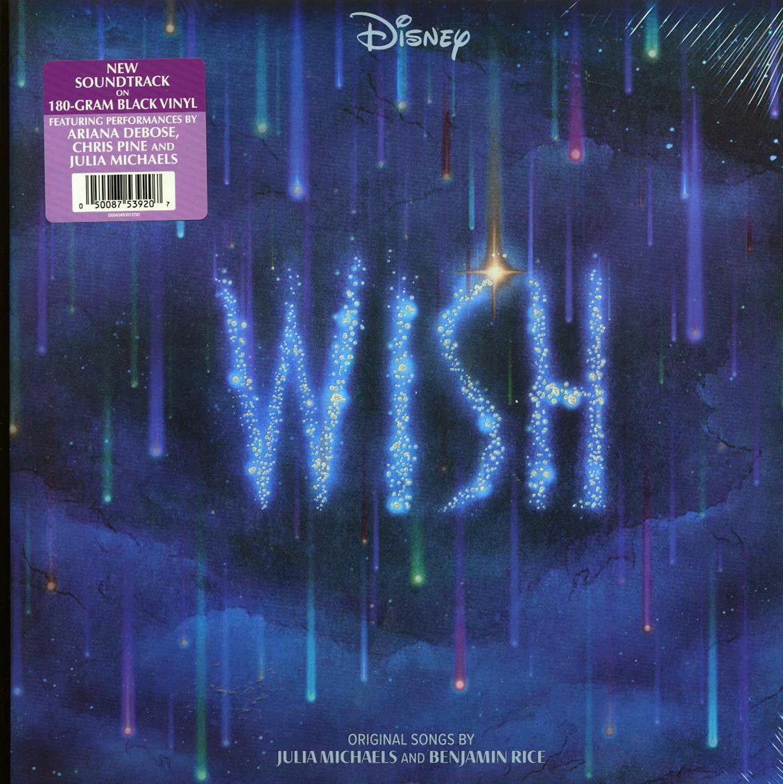 Ariana Debose, Chris Pine, Angelique Cabral, Julia Michaels - Wish: Original Motion Picture Soundtrack (180g) vinyl LP front cover