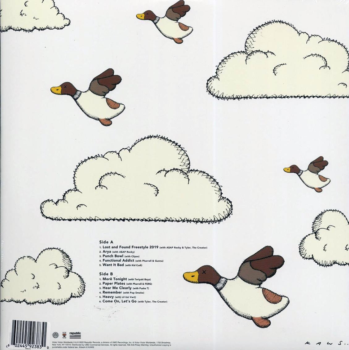 Nigo - I Know Nigo (ltd. ed.) (brown vinyl) vinyl LP back cover