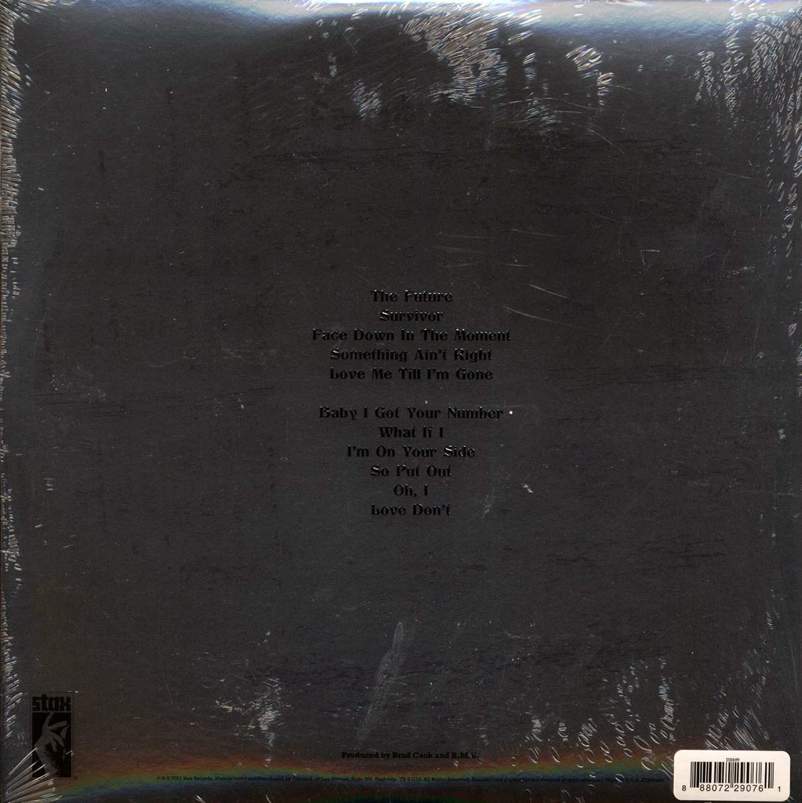 Nathaniel Rateliff & The Night Sweats - The Future (ltd. ed.) (180g) (clear vinyl) vinyl LP back cover