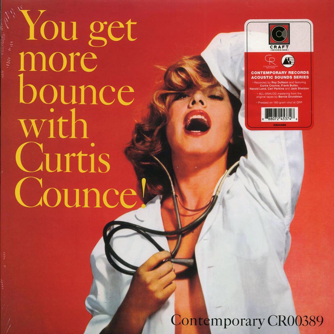 The Curtis Counce Group - You Get More Bounce With Curtis Counce! (180g) vinyl LP front cover