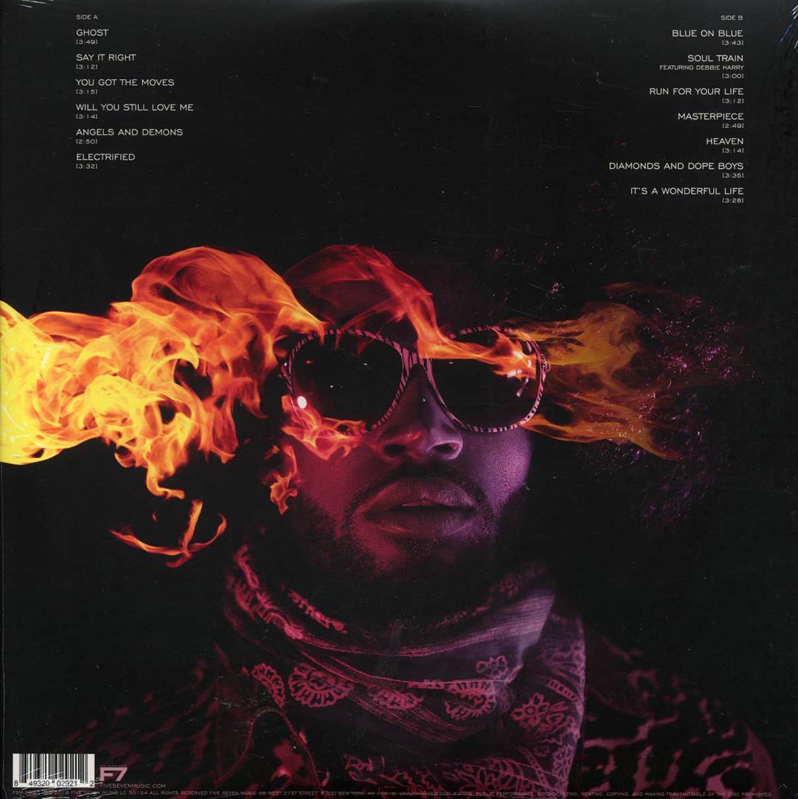 Just Loud - Just Loud (pink vinyl) vinyl LP back cover