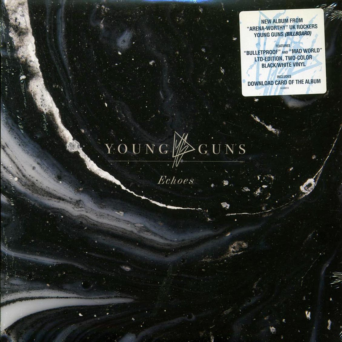 Young Guns - Echoes (blue/white splatter vinyl) vinyl LP front cover