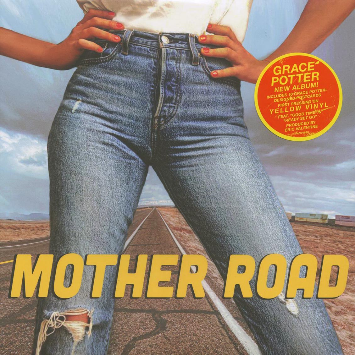 Grace Potter - Mother Road (yellow vinyl) vinyl LP front cover