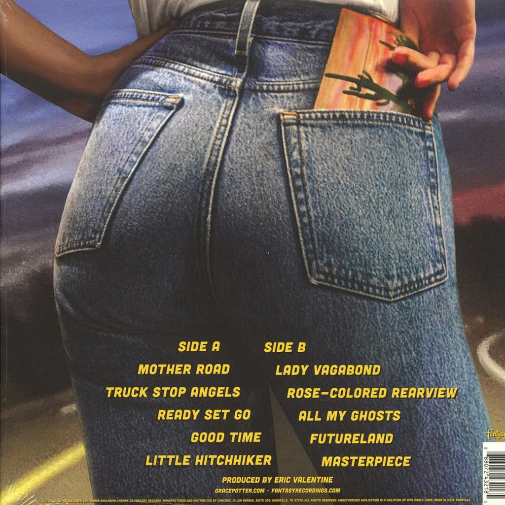 Grace Potter - Mother Road (yellow vinyl) vinyl LP back cover