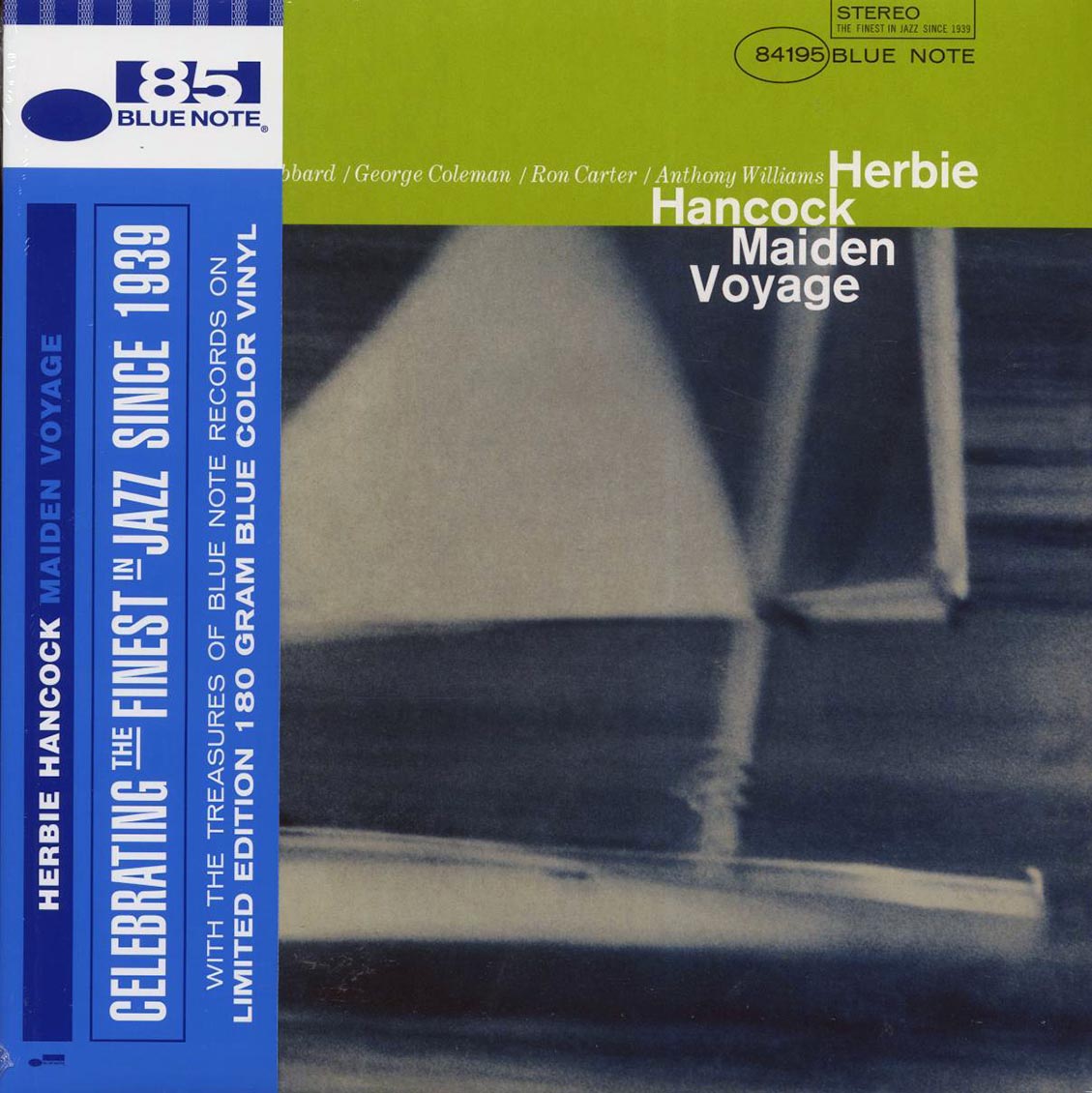 Herbie Hancock - Maiden Voyage (ltd. ed.) (180g) (blue vinyl) vinyl LP front cover