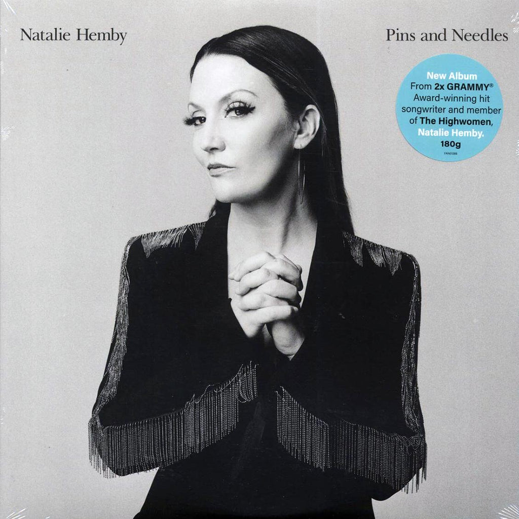 Natalie Hemby - Pins And Needles (180g) (blue vinyl) vinyl LP front cover