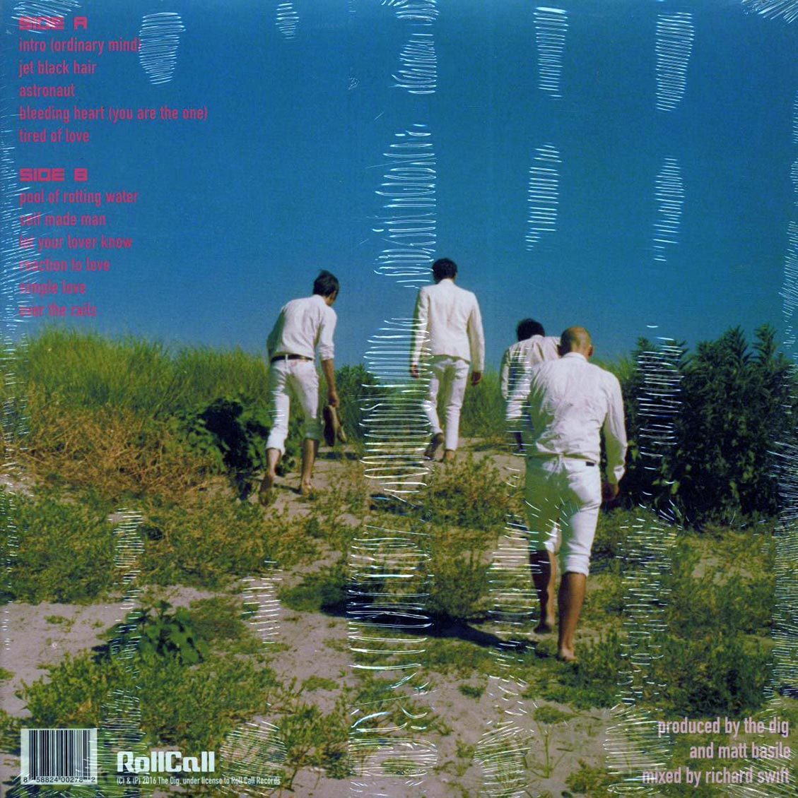 The Dig - Bloodshot Tokyo vinyl LP back cover
