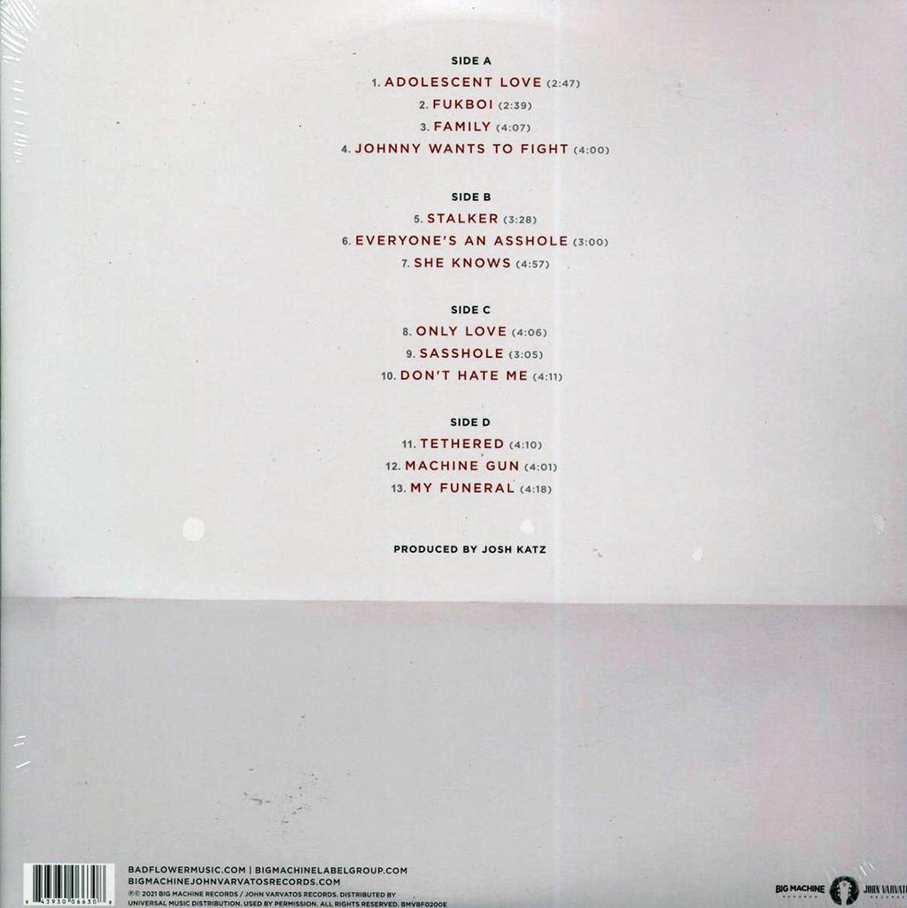 Badflower - This Is How The World Ends (2xLP) vinyl LP back cover