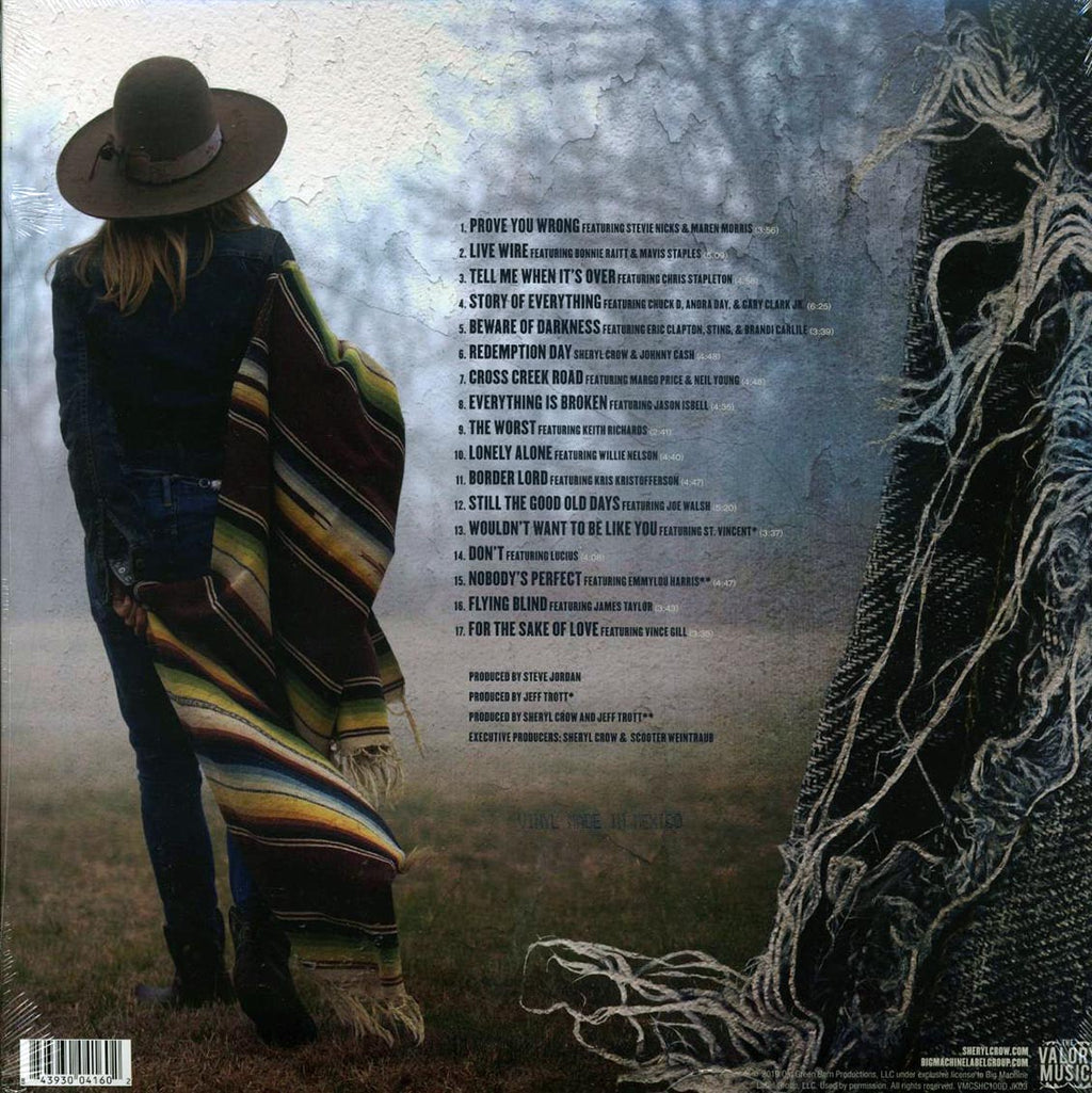 Sheryl Crow - Threads (2xLP) vinyl LP back cover