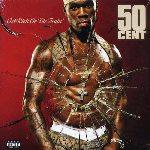 50 Cent - Get Rich Or Die Tryin' (2xLP) (180g) vinyl LP front cover