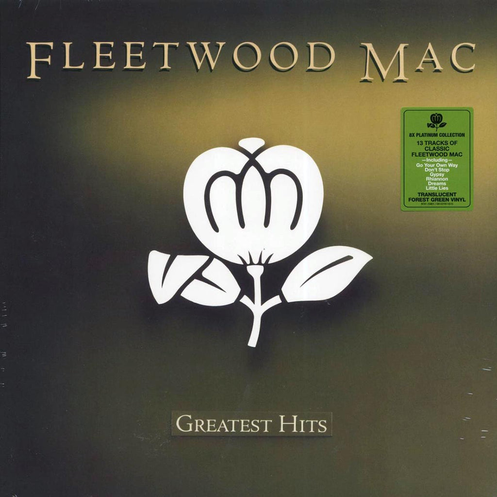 Fleetwood Mac - Greatest Hits (ltd. ed.) (green vinyl) vinyl LP front cover