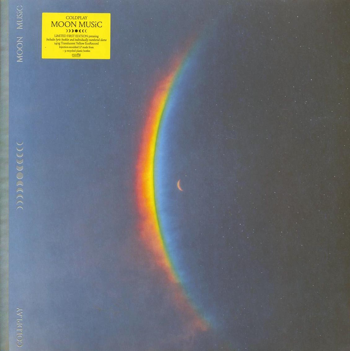 Coldplay - Moon Music (ltd. ed.) (yellow vinyl) vinyl LP front cover