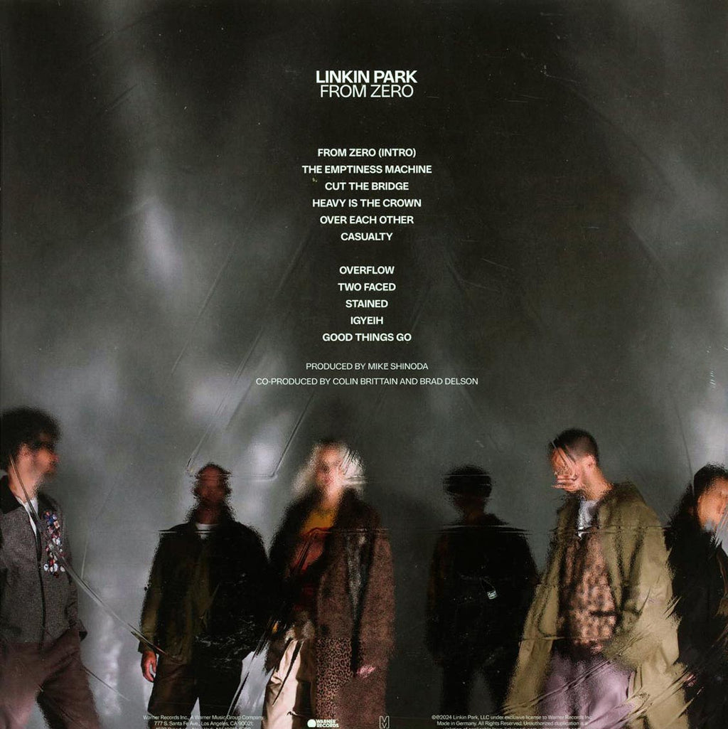 Linkin Park - From Zero (ltd. ed.) (magenta vinyl) vinyl LP back cover