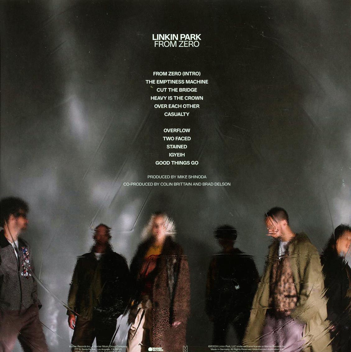 Linkin Park - From Zero (ltd. ed.) (magenta vinyl) vinyl LP back cover