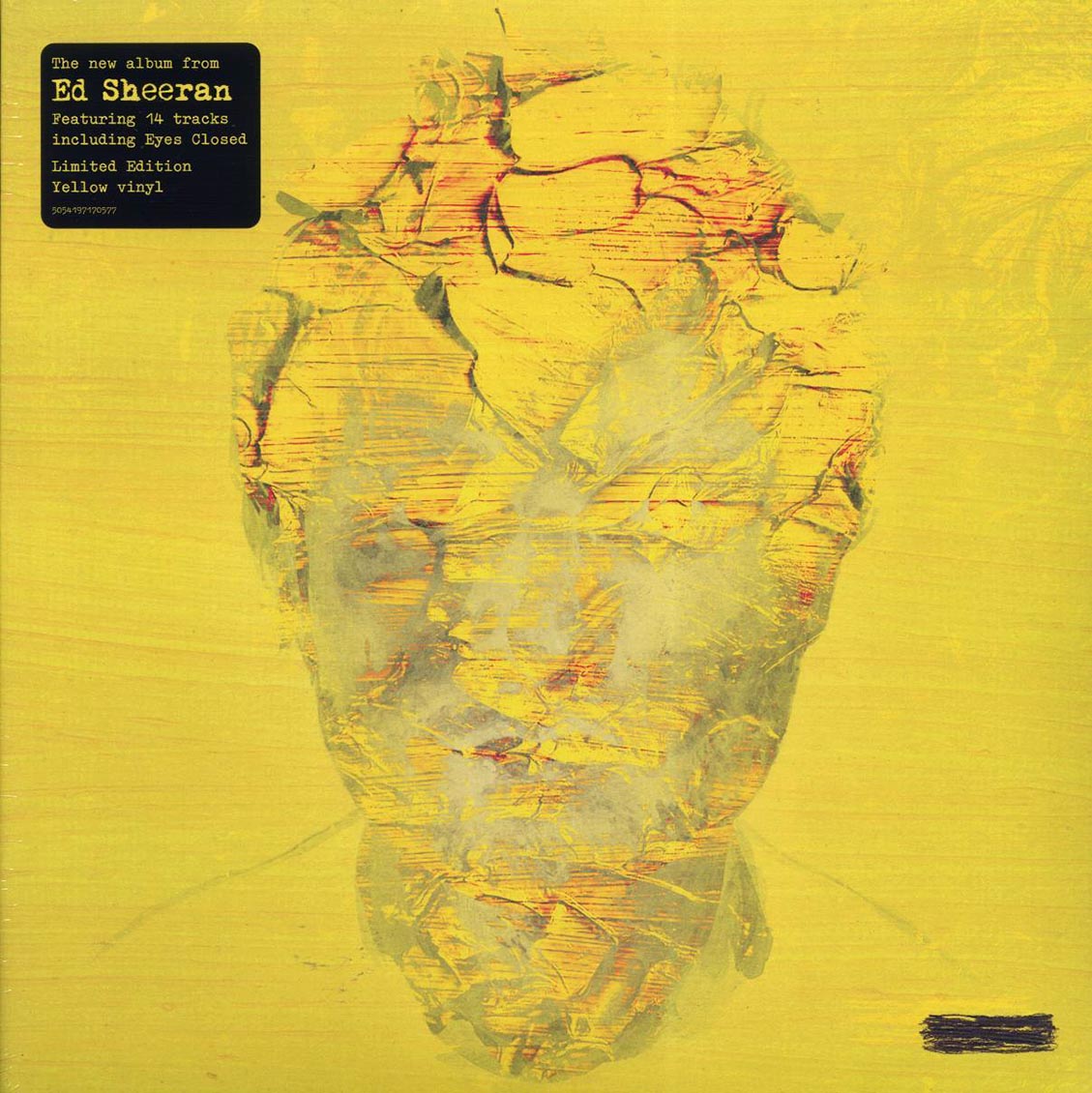 Ed Sheeran - Subtract (ltd. ed.) (yellow vinyl) vinyl LP front cover