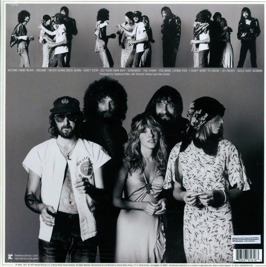 Fleetwood Mac - Rumours vinyl LP back cover