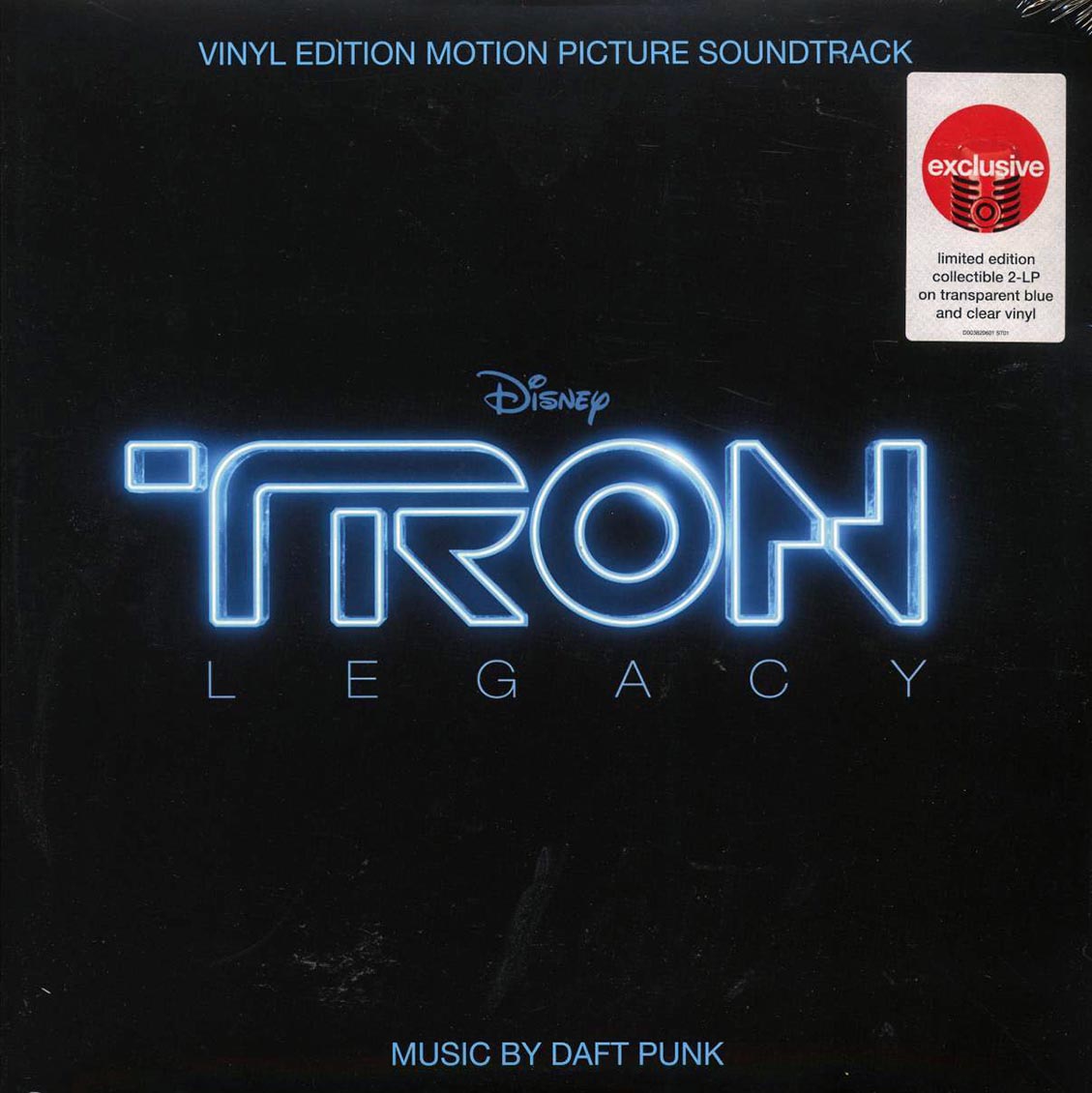 Daft Punk - Tron Legacy: Original Motion Picture Soundtrack (ltd. ed.) (2xLP) (blue/clear vinyl) vinyl LP front cover