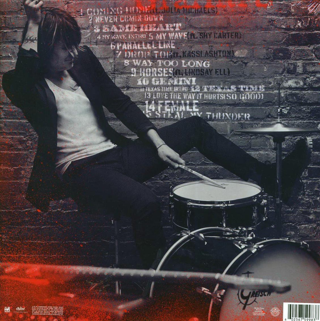 Keith Urban - Graffiti U (2xLP) vinyl LP back cover