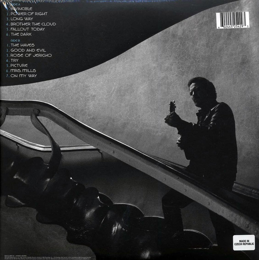 Eddie Vedder - Earthling (ltd. ed.) (yellow/blue vinyl) vinyl LP back cover