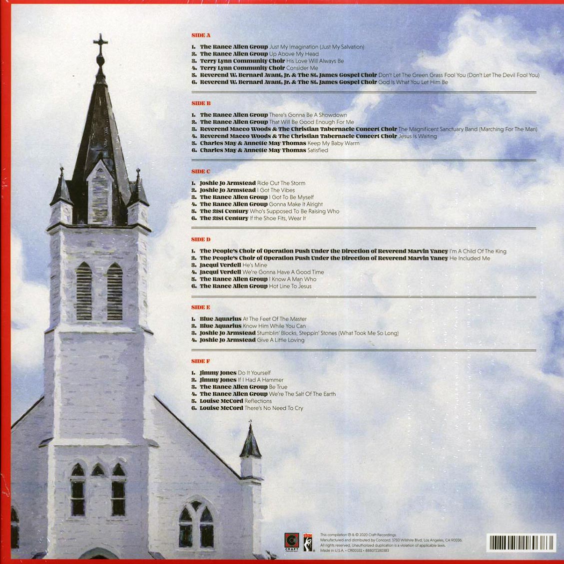 Various - The Gospel Truth: The Complete Singles Collection (3xLP) (remastered) vinyl LP back cover
