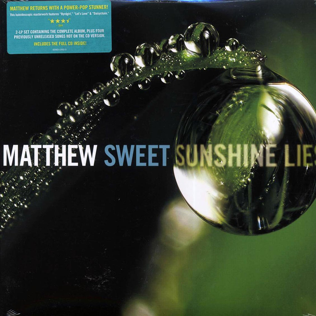 Matthew Sweet - Sunshine Lies (2xLP) (incl. CD) vinyl LP front cover