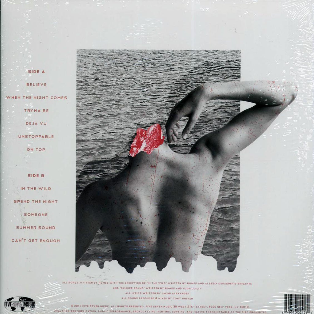 Romes - Romes vinyl LP back cover