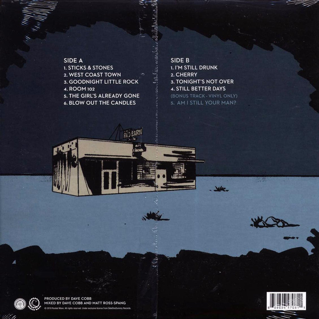 Chris Shiflett - West Coast Town vinyl LP back cover
