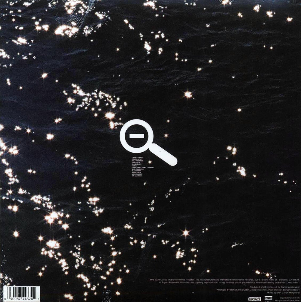 Joywave - Possession (clear vinyl) vinyl LP back cover