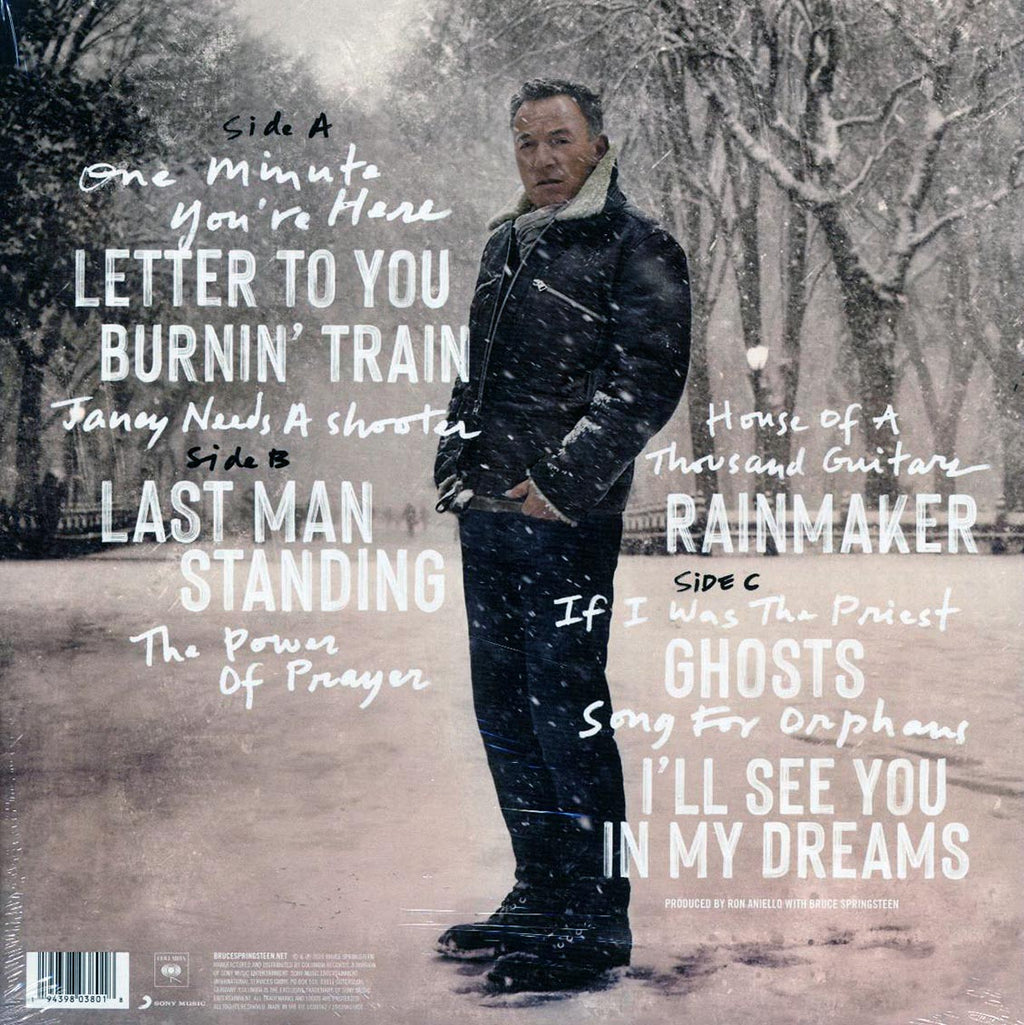 Bruce Springsteen - Letter To You (2xLP) vinyl LP back cover