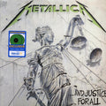 Metallica - And Justice For All (ltd. ed.) (2xLP) (180g) (remastered) (green vinyl) vinyl LP front cover