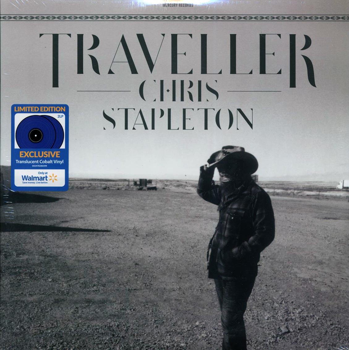 Chris Stapleton - Traveller (2xLP) (cobalt vinyl) vinyl LP front cover