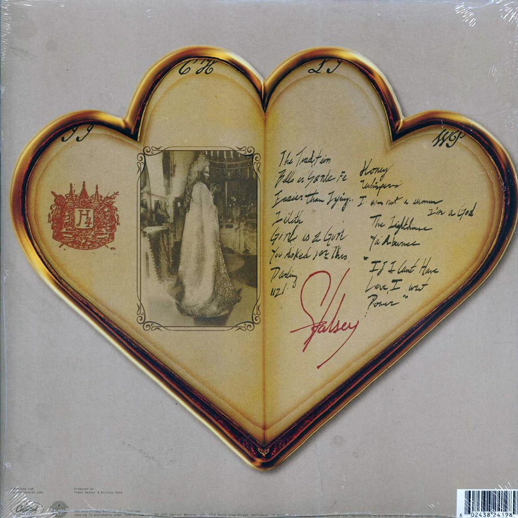 Halsey - If I Can't Have Love, I Want Power (+bonus track) (grey vinyl) vinyl LP back cover