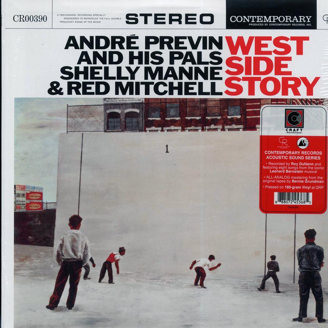 Andre Previn & His Pals Shelly Manne & Red Mitchell - West Side Story (180g) vinyl LP front cover