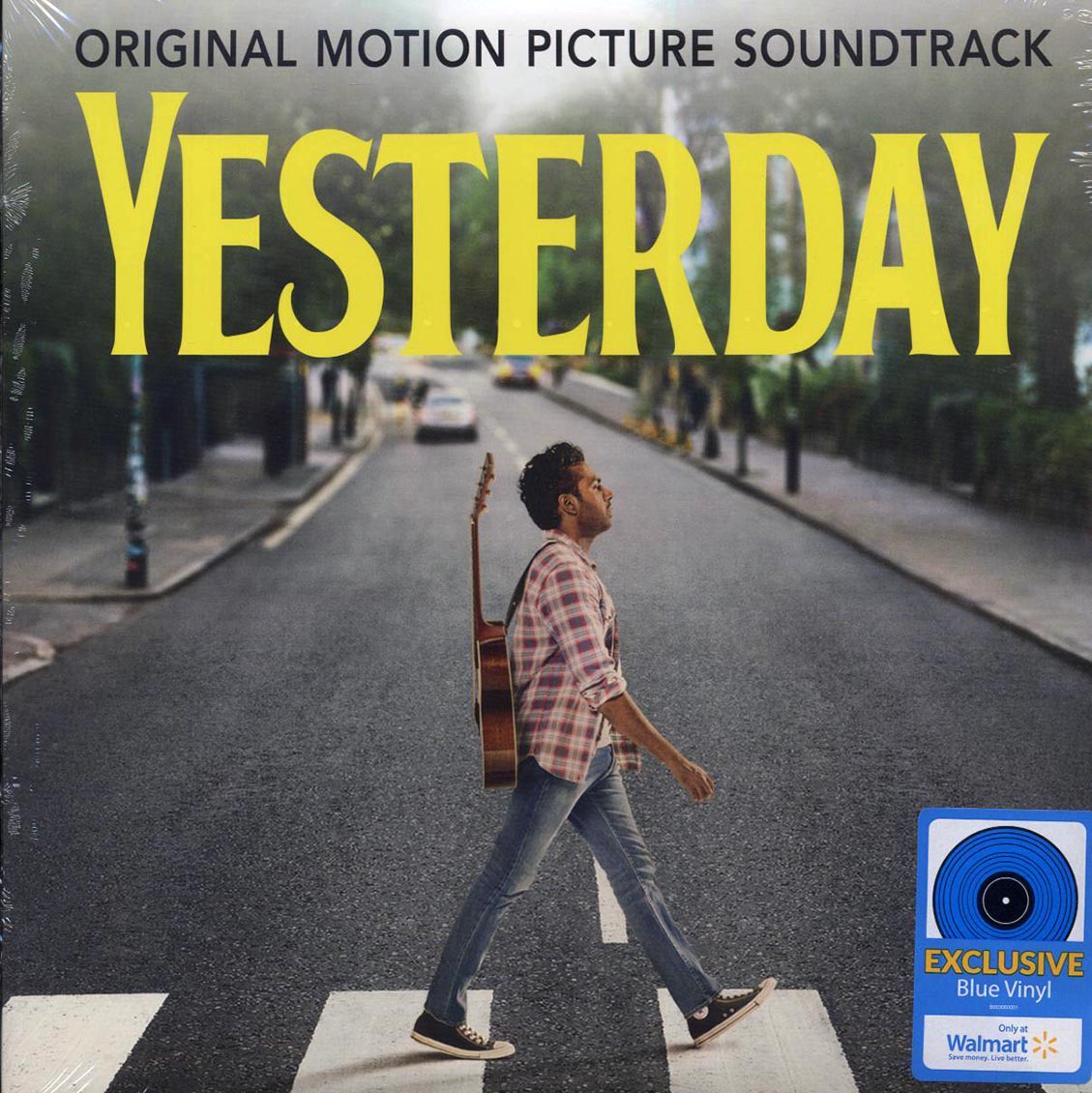 Hamish Patel, Daniel Pemburton - Yesterday: Original Motion Picture Soundtrack (2xLP) (blue vinyl) vinyl LP front cover