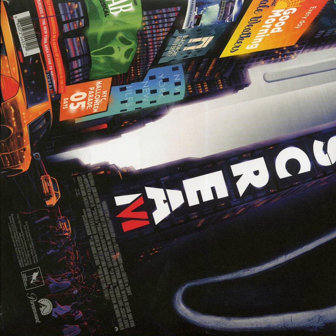 Brian Taylor, Sven Faulconer - Scream VI: Music Fom The Moton Picture (2xLP) vinyl LP back cover