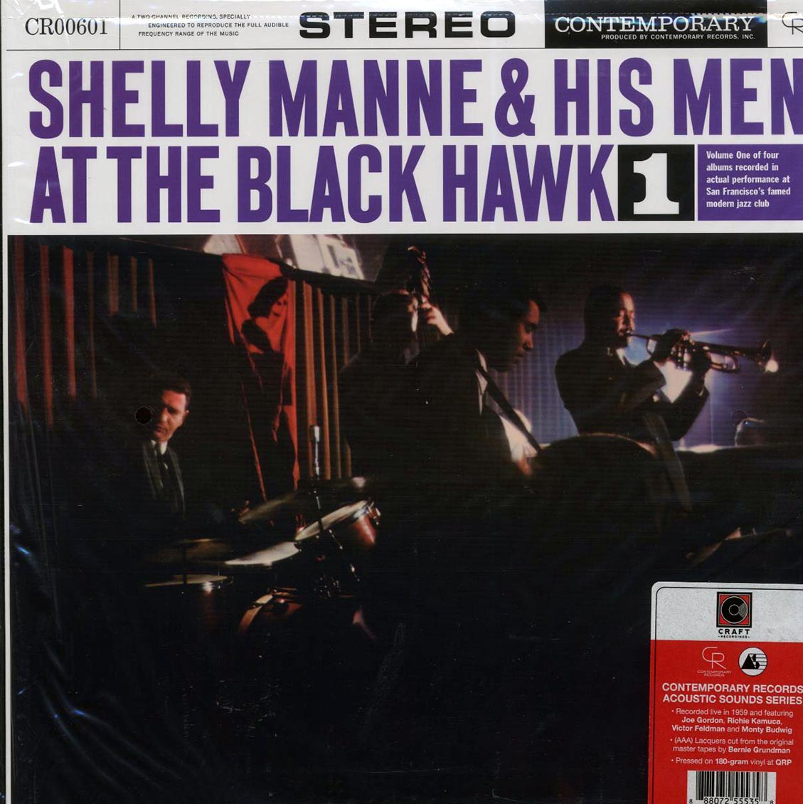 Shelly Manne & His Men - At The Black Hawk Volume 1 (180g) vinyl LP front cover