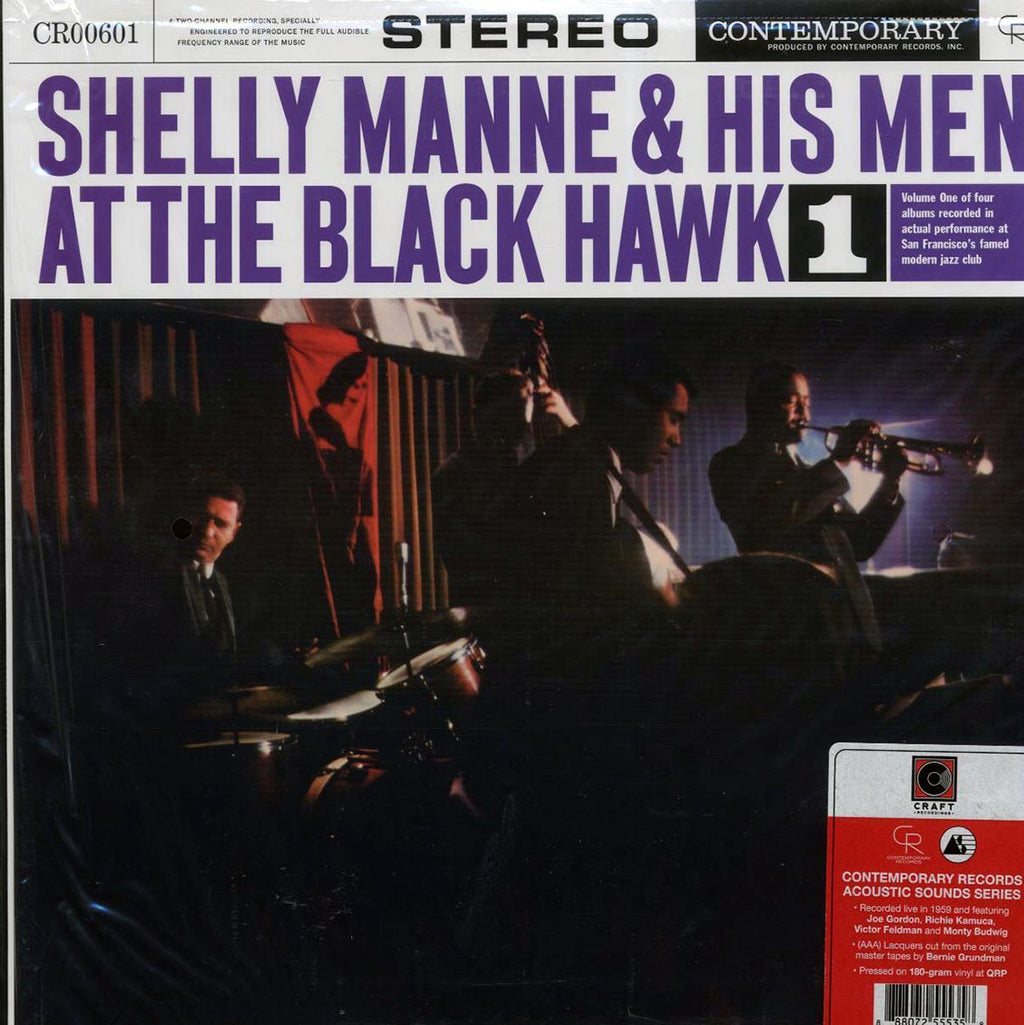 Shelly Manne & His Men - At The Black Hawk Volume 1 (180g) vinyl LP back cover