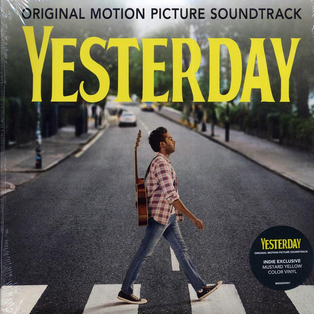 Hamish Patel, Daniel Pemburton - Yesterday: Original Motion Picture Soundtrack (2xLP) (yellow vinyl) vinyl LP front cover