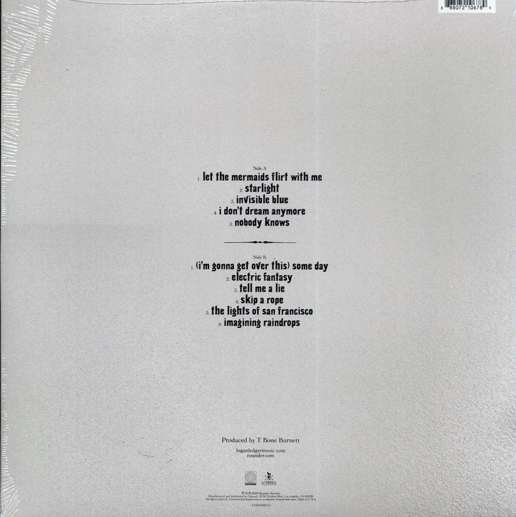 Logan Ledger - Logan Ledger (ltd. ed.) (ghostly translucent tan & clear vinyl) vinyl LP back cover