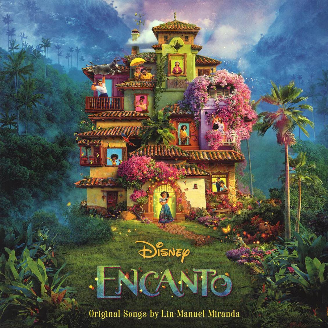 Various - Encanto: Original Songs By Lin-Manuel Miranda (Disney) (green vinyl) vinyl LP front cover